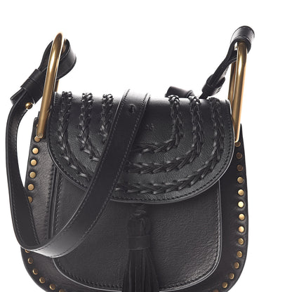 Chloe Calfskin Braided Mini Hudson Shoulder Bag Black 7 of 9