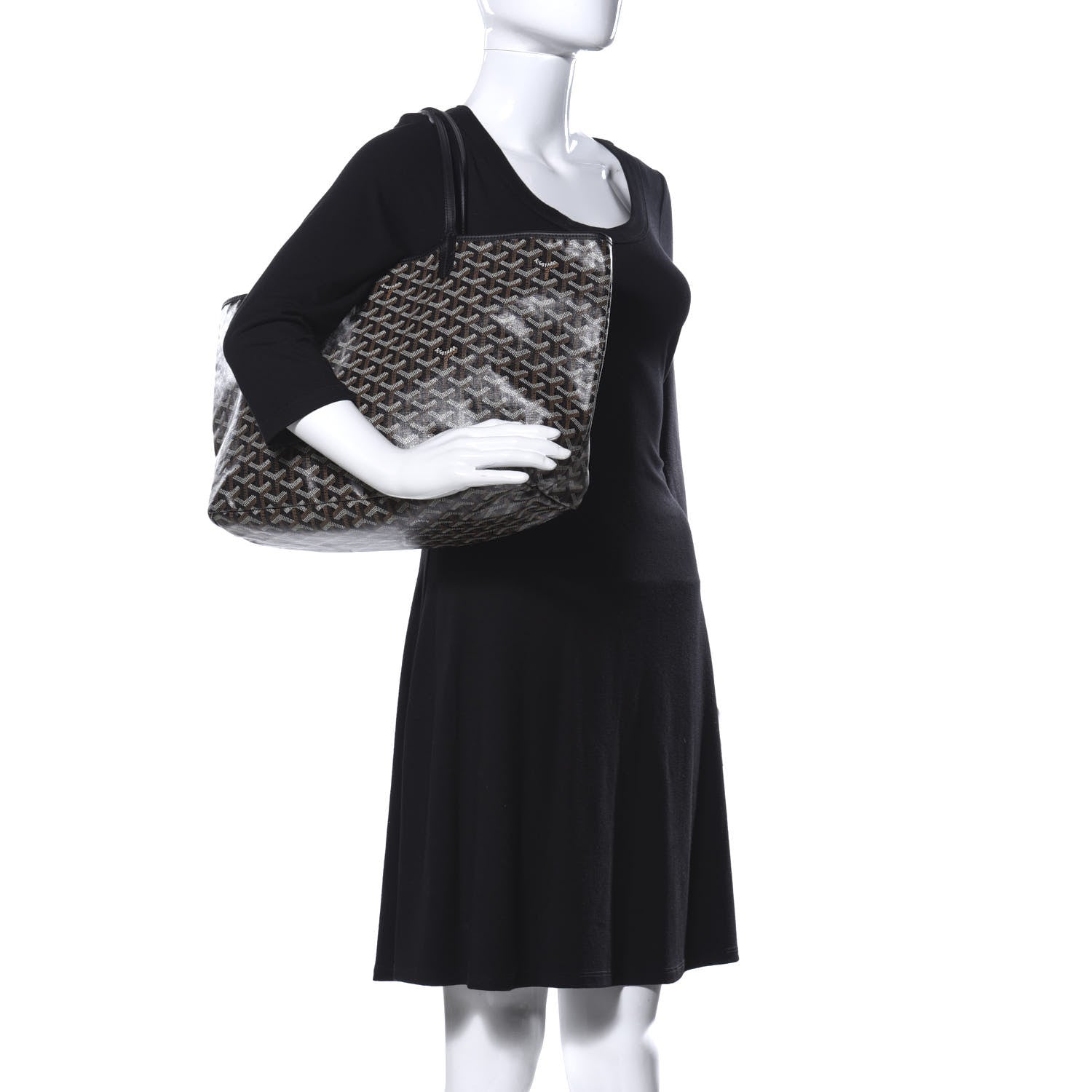 Goyard Goyardine Saint Louis PM Black 3 of 11
