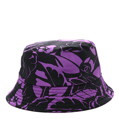 Chanel Canvas CC Cloche Hat M Purple Black 4 of 8