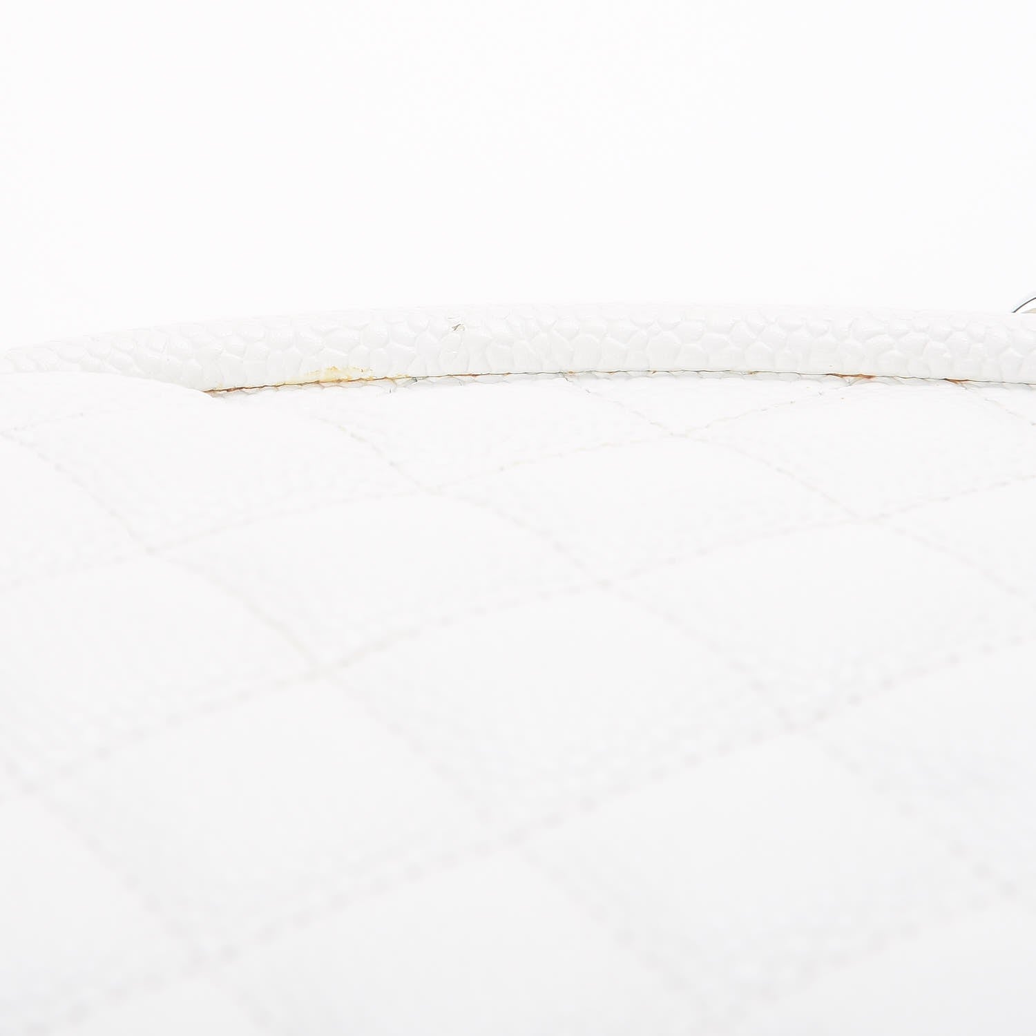 Chanel Caviar Quilted Timeless Clutch White 12 of 14