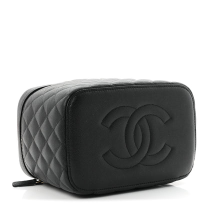 Chanel Caviar Quilted Large Vanity Pouch Black 5 of 8