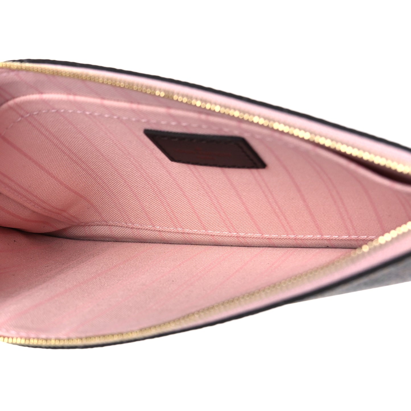 Damier Ebene Neverfull MM GM Pochette Rose Ballerine