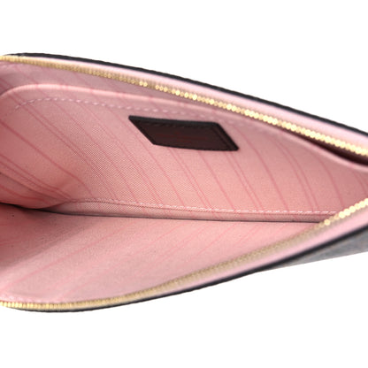 Louis Vuitton Damier Ebene Neverfull MM GM Pochette Rose Ballerine 5 of 9