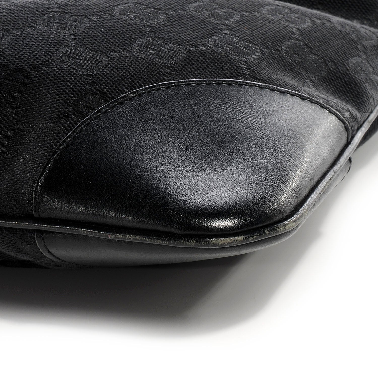 Gucci Monogram Small Jackie O Hobo Black 6 of 9