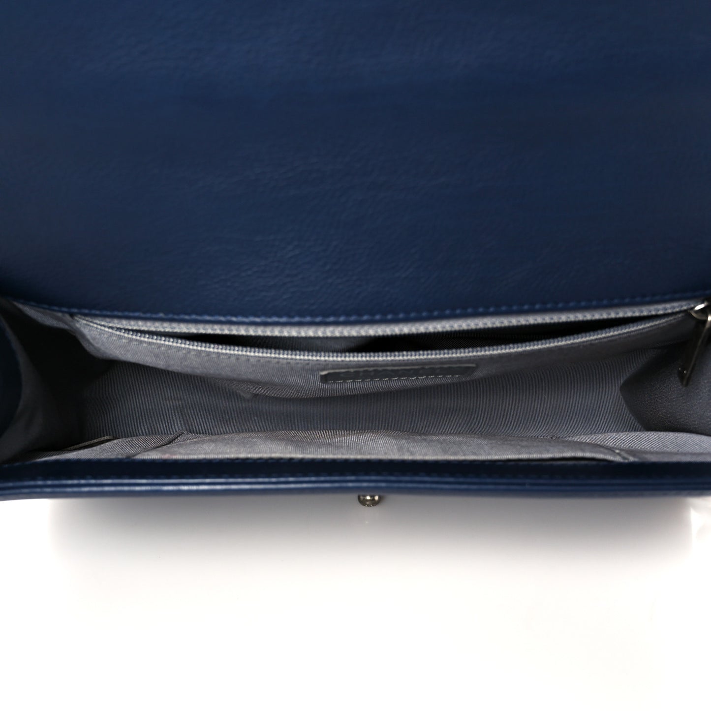 Calfskin Stitched New Medium Boy Flap Black