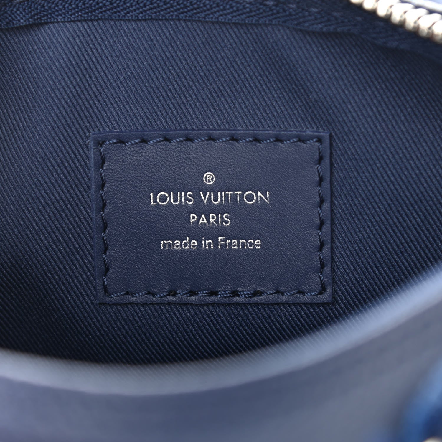 Louis Vuitton Monogram Ink Watercolor Keepall XS Blue 6 of 8