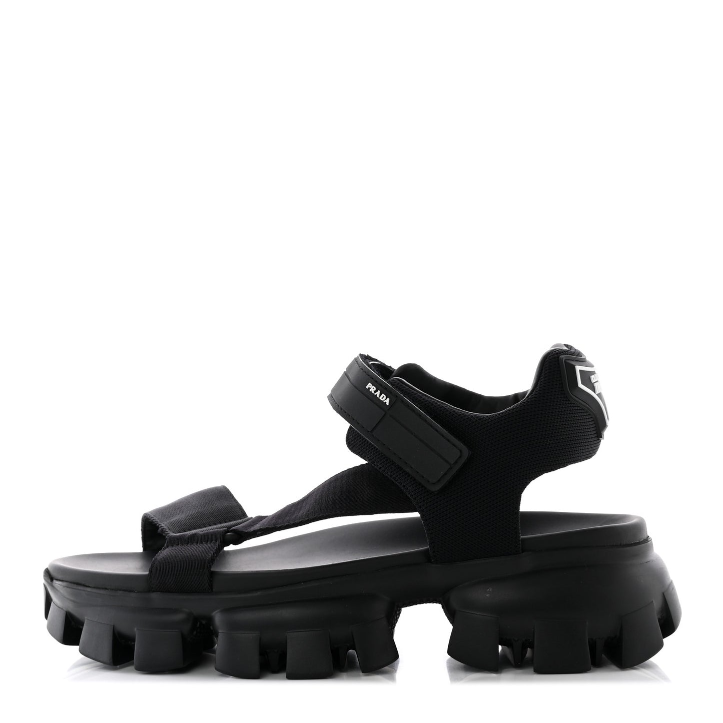 Rubber Nylon Velcro Mens Cloudbust Thunder Sandals 8.5 Black