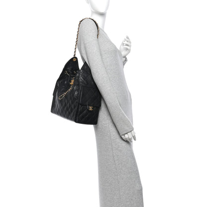 Chanel Caviar Quilted Medium Chanel 25 Handbag Black 2 of 11