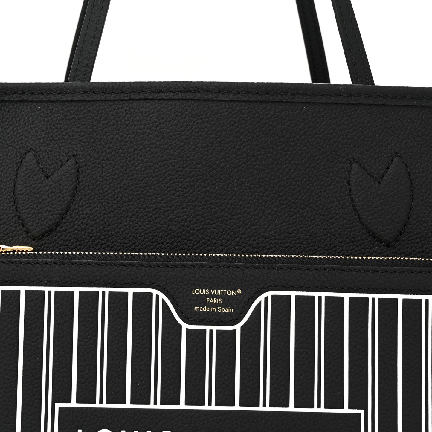 Monogram Calfskin Neo Neverfull Inside Out MM Black