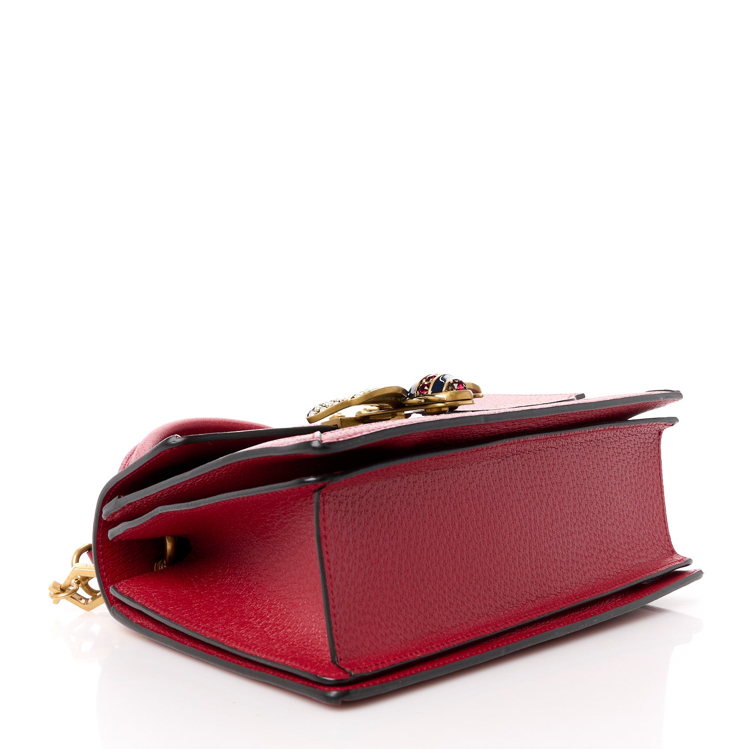 Gucci GG Supreme Monogram Small Queen Margaret Top Handle Bag Red 4 of 14