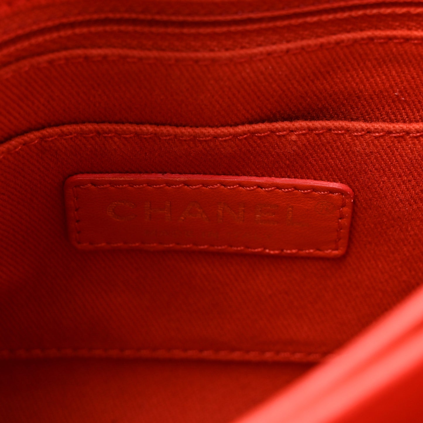 Grained Calfskin Mini Neo Executive Shopper Tote Red