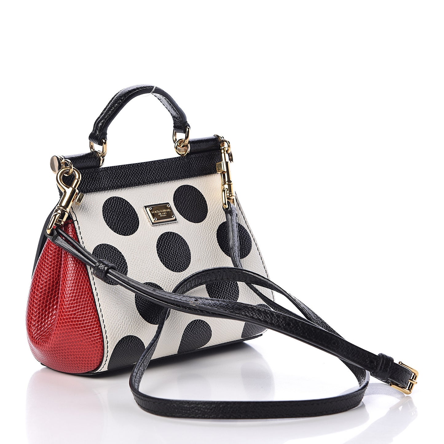 Dauphine Polka Dot Mini Miss Sicily Satchel Multicolor
