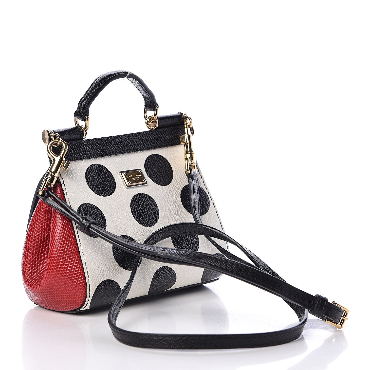 Dolce & Gabbana Dauphine Polka Dot Mini Miss Sicily Satchel Multicolor 3 of 14
