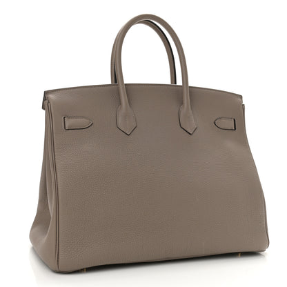 Hermes Togo Birkin 35 Gris Asphalte 2 of 14