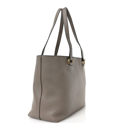Prada Vitello Phenix Embossed Logo Tote Argilla 3 of 11