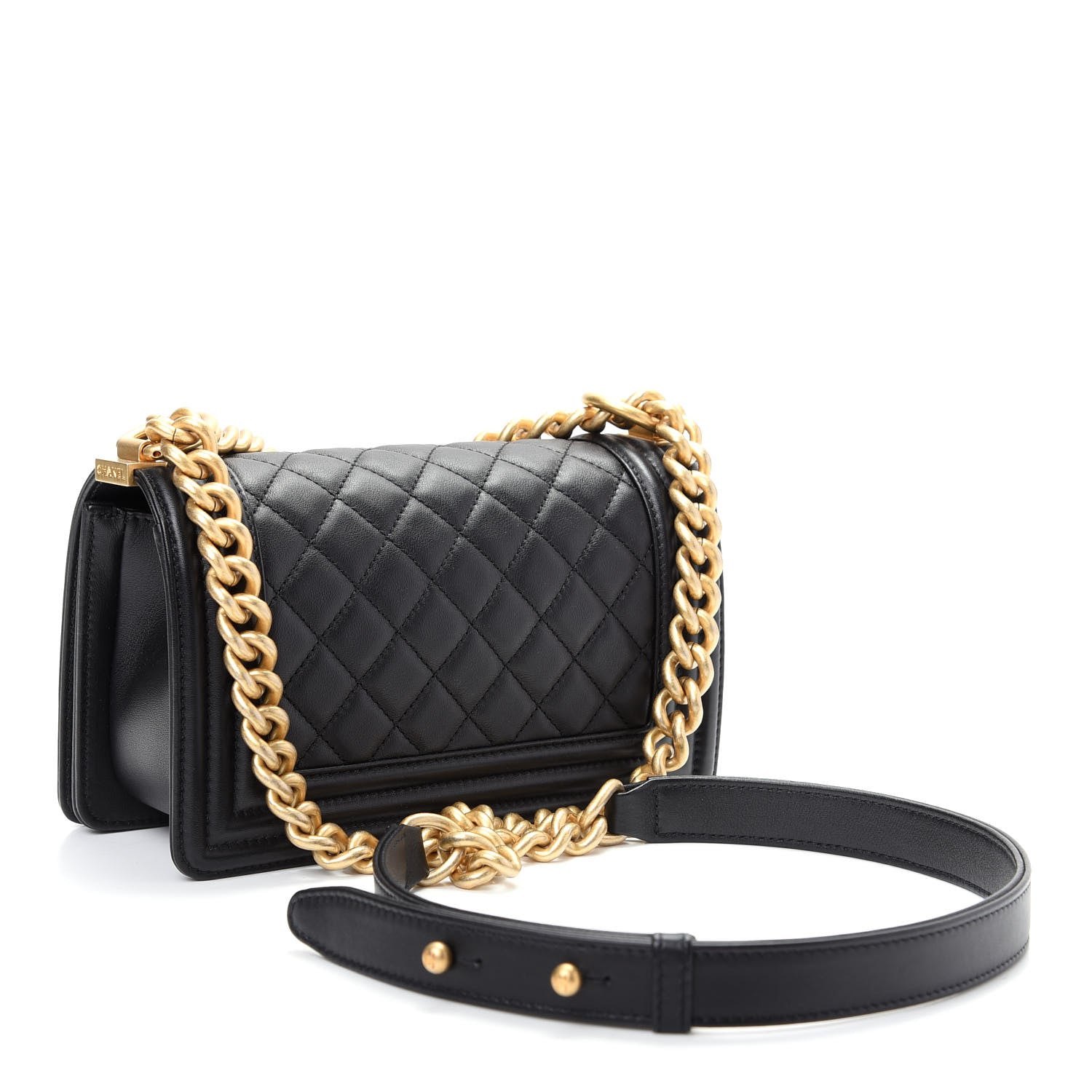 Chanel Calfskin Quilted Small Boy Flap Black 3 of 9