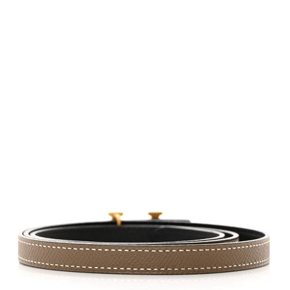 Hermes Swift Epsom 13mm 5382 Rock Belt 90 36 Black Gold 3 of 7
