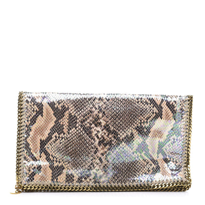 Stella McCartney Python Oleografic Falabella Clutch 1 of 9