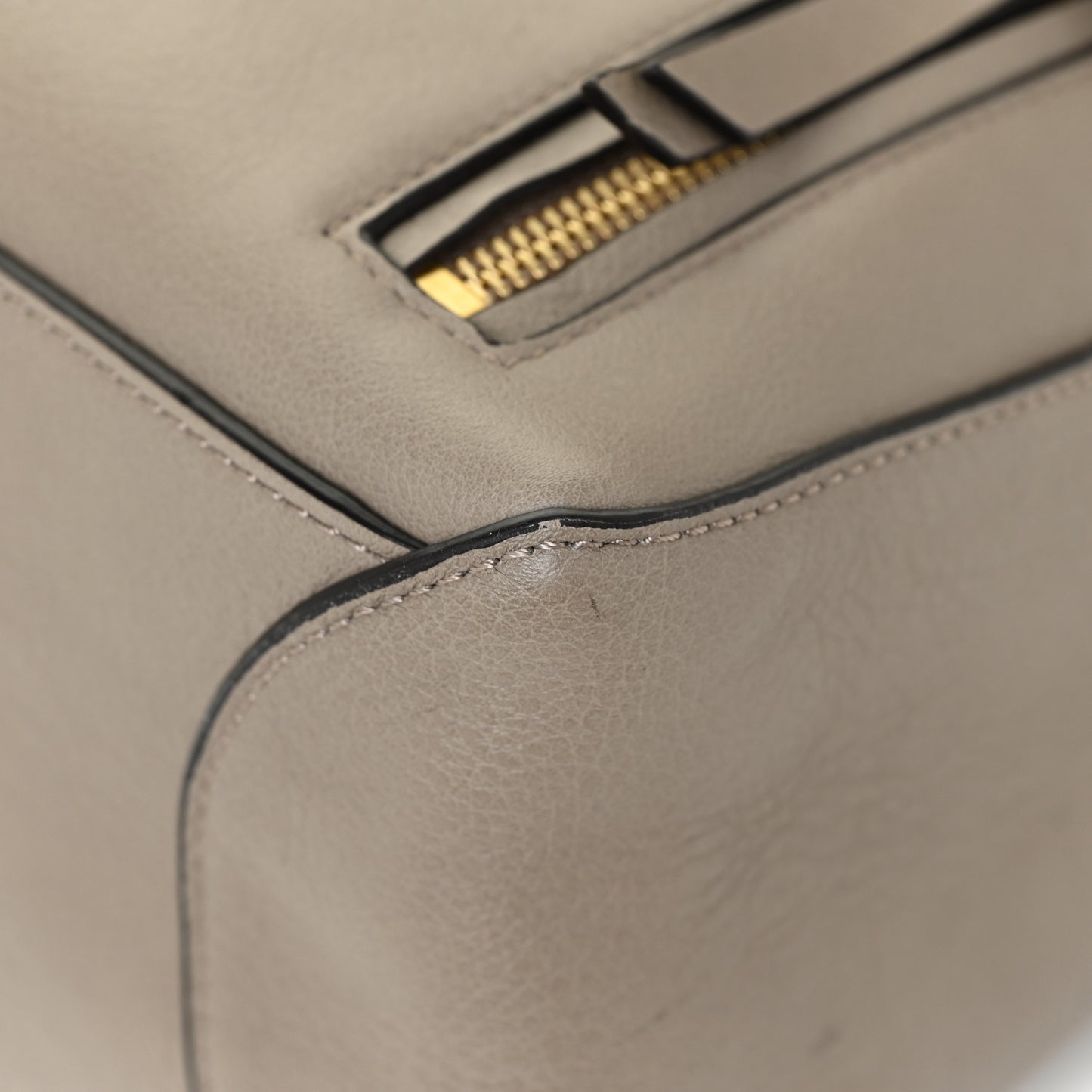 Calfskin Medium Faye Day Shoulder Bag Motty Grey