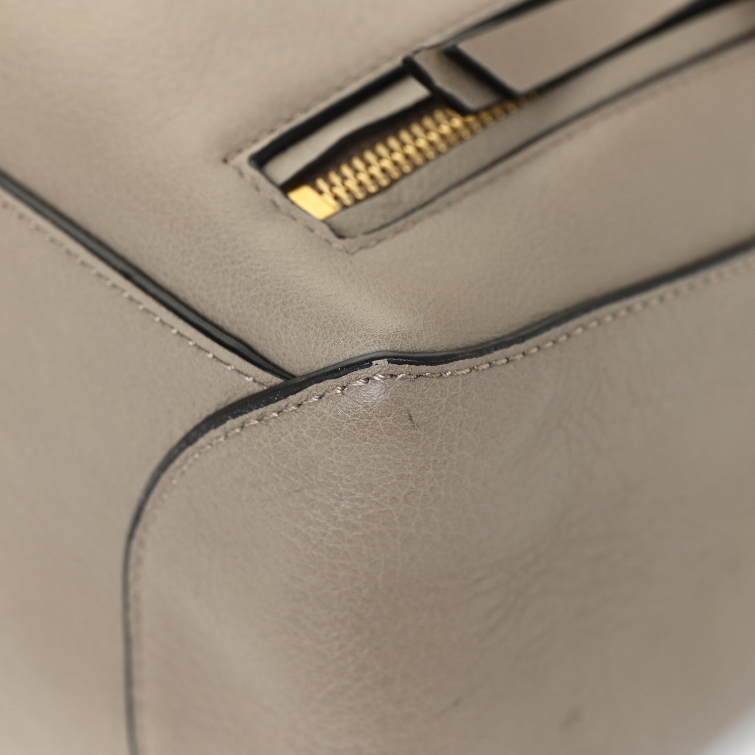 Chloe Calfskin Medium Faye Day Shoulder Bag Motty Grey 11 of 14