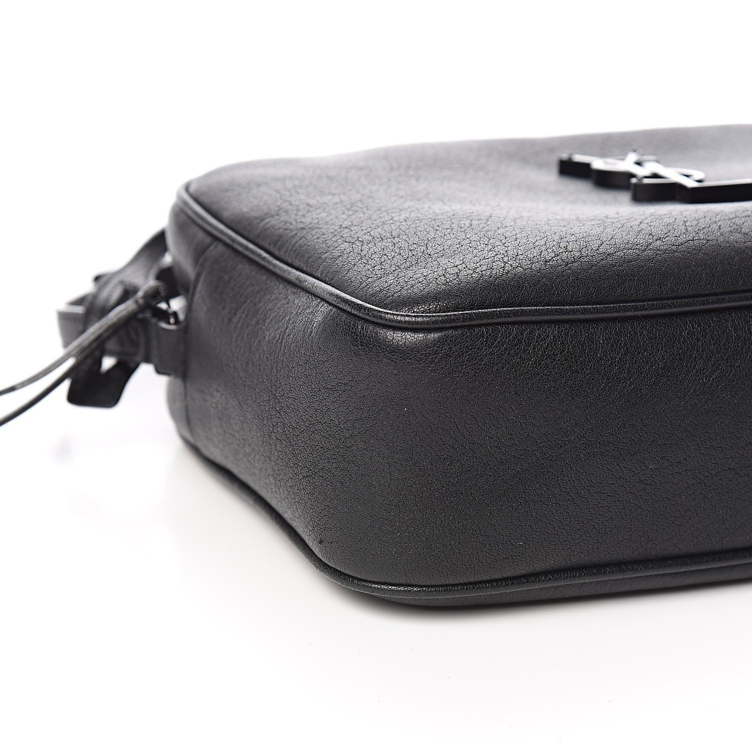Saint Laurent Lambskin Monogram Lou Camera Bag Black 8 of 10