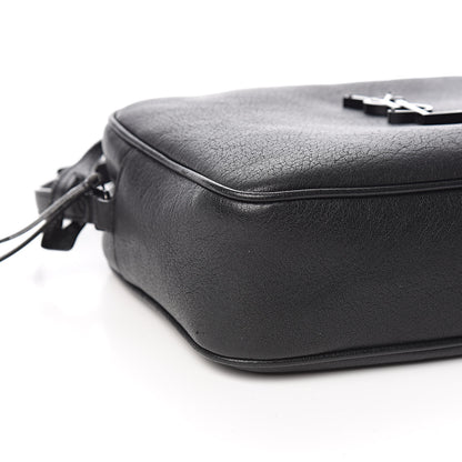 Saint Laurent Lambskin Monogram Lou Camera Bag Black 8 of 10