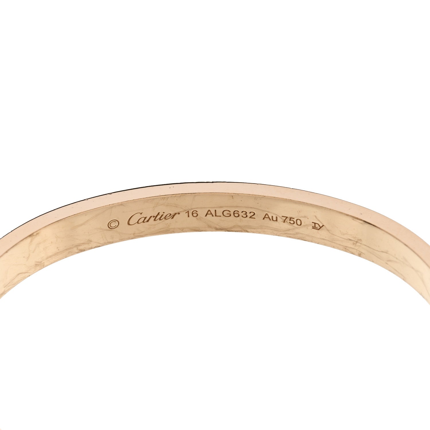 Cartier 18K Yellow Gold LOVE Bracelet 16 4 of 6