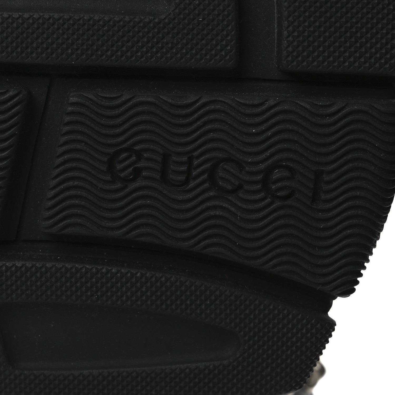 Gucci Technical Canvas Calfskin Reflective Studded Mens Aguru Sandals 6.5 Silver Black 8 of 9