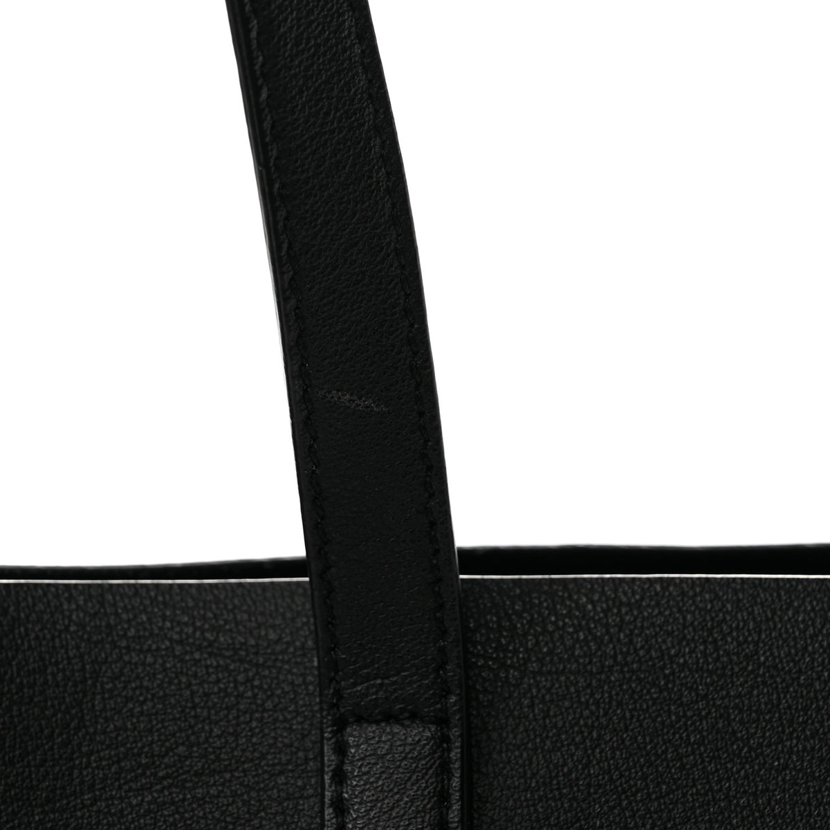 Saint Laurent Calfskin North-South Shopping Tote Black 12 of 13