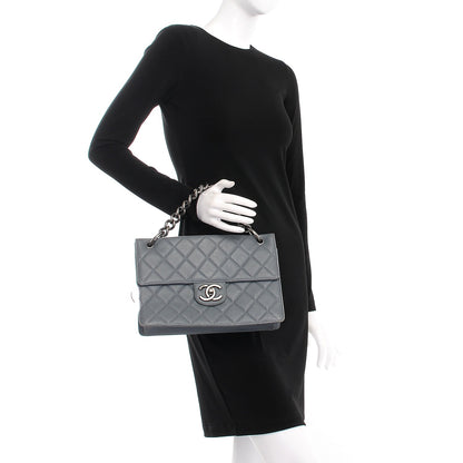 Chanel Caviar Quilted Large Retro Class Flap Grey 3 of 15