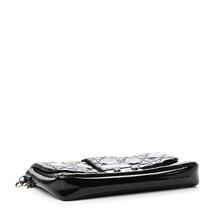 Christian Dior Patent Cannage New Lock Pouch Black 4 of 10