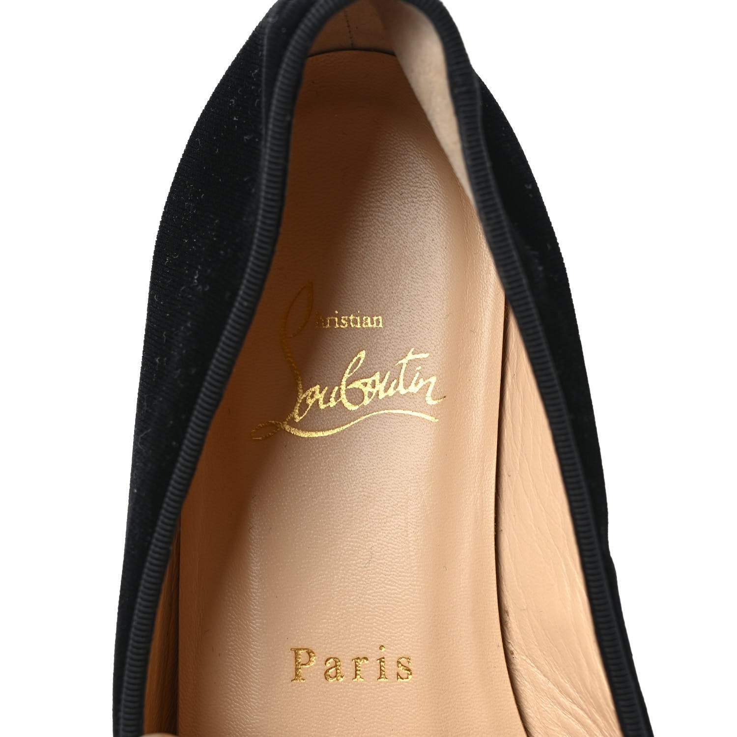 Christian Louboutin Velvet Fur Crystal Mayamoc Loafers 37 Black 7 of 8