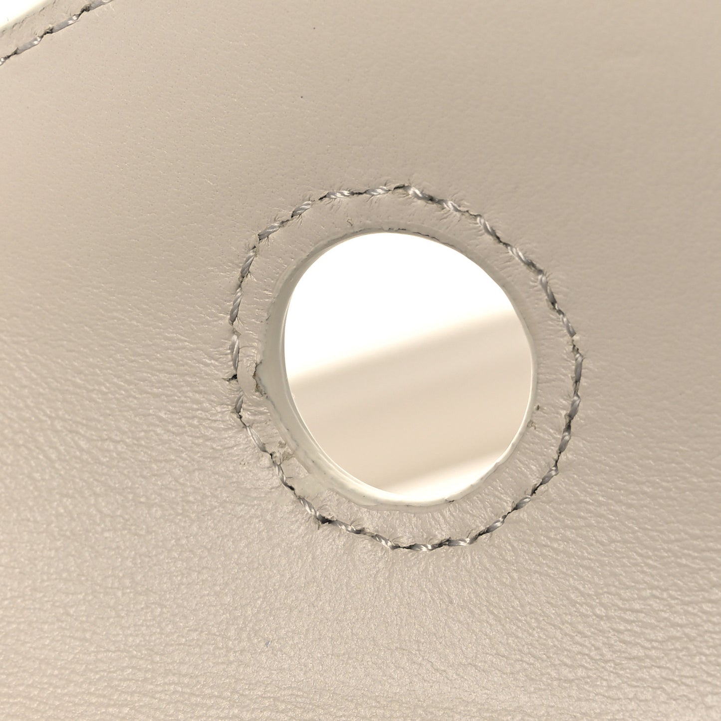 Calfskin Burrow 22 Shoulder Bag Beige