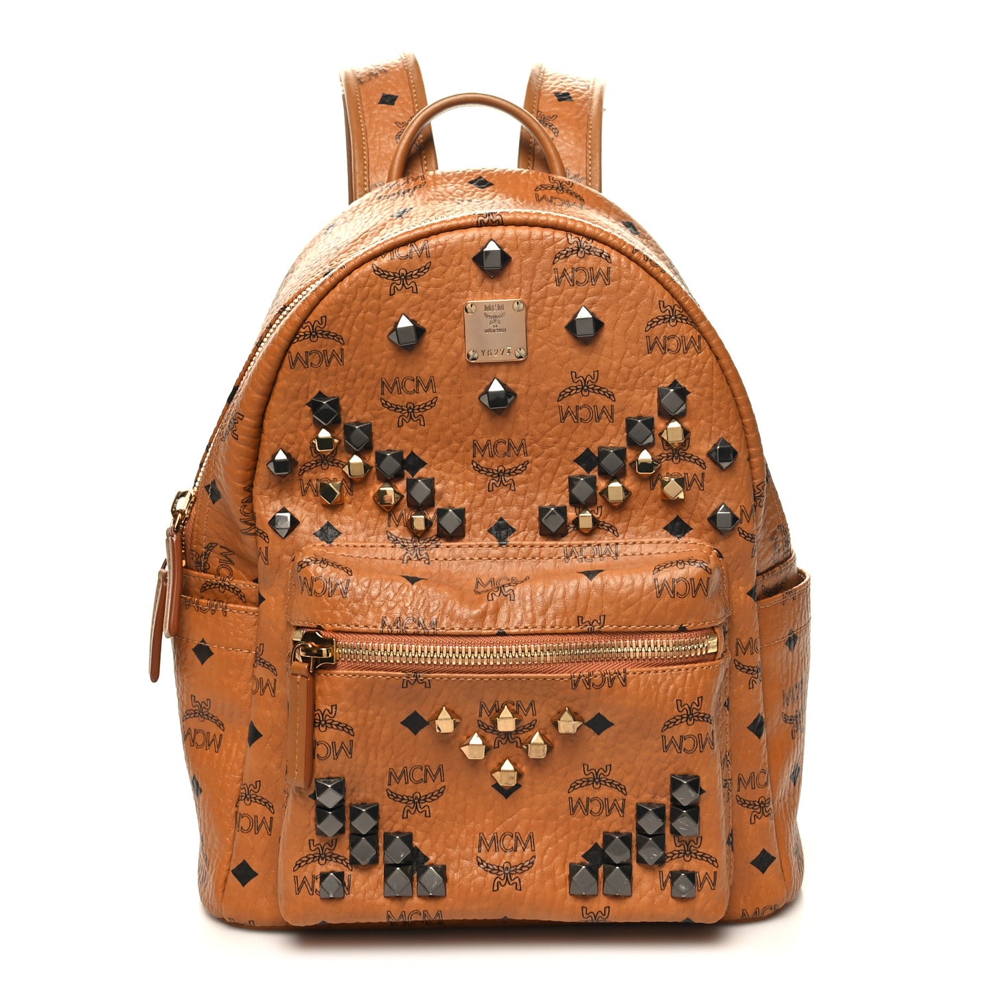 Visetos Studded Small Stark M Backpack Cognac