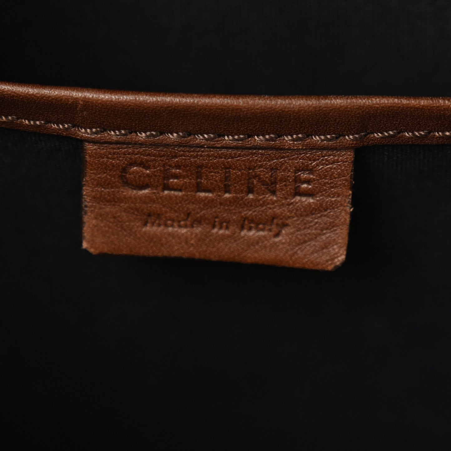 Smooth Drummed Calfskin Nano Tri-Color Luggage Navy