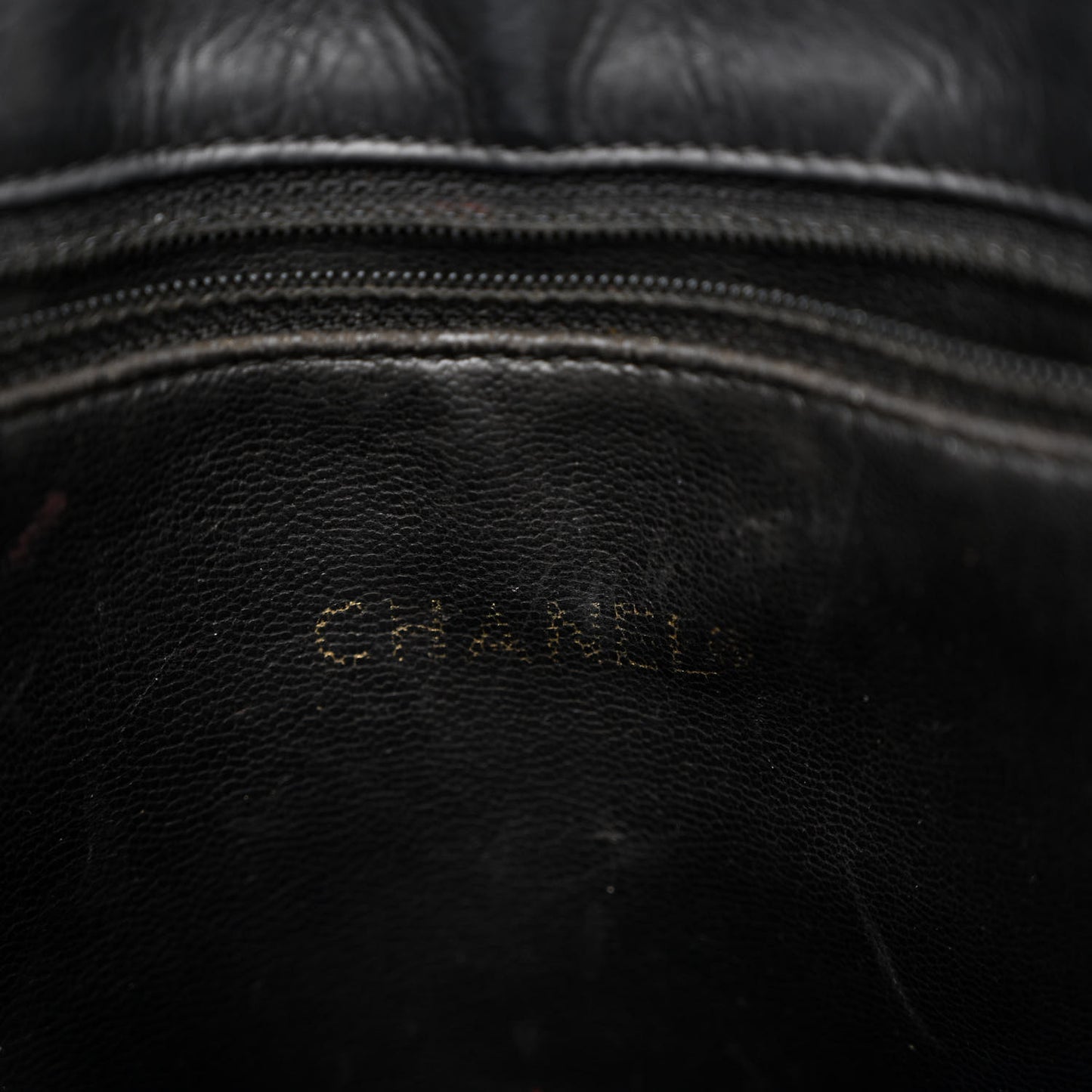 Lambskin Quilted Shoulder Bag Black