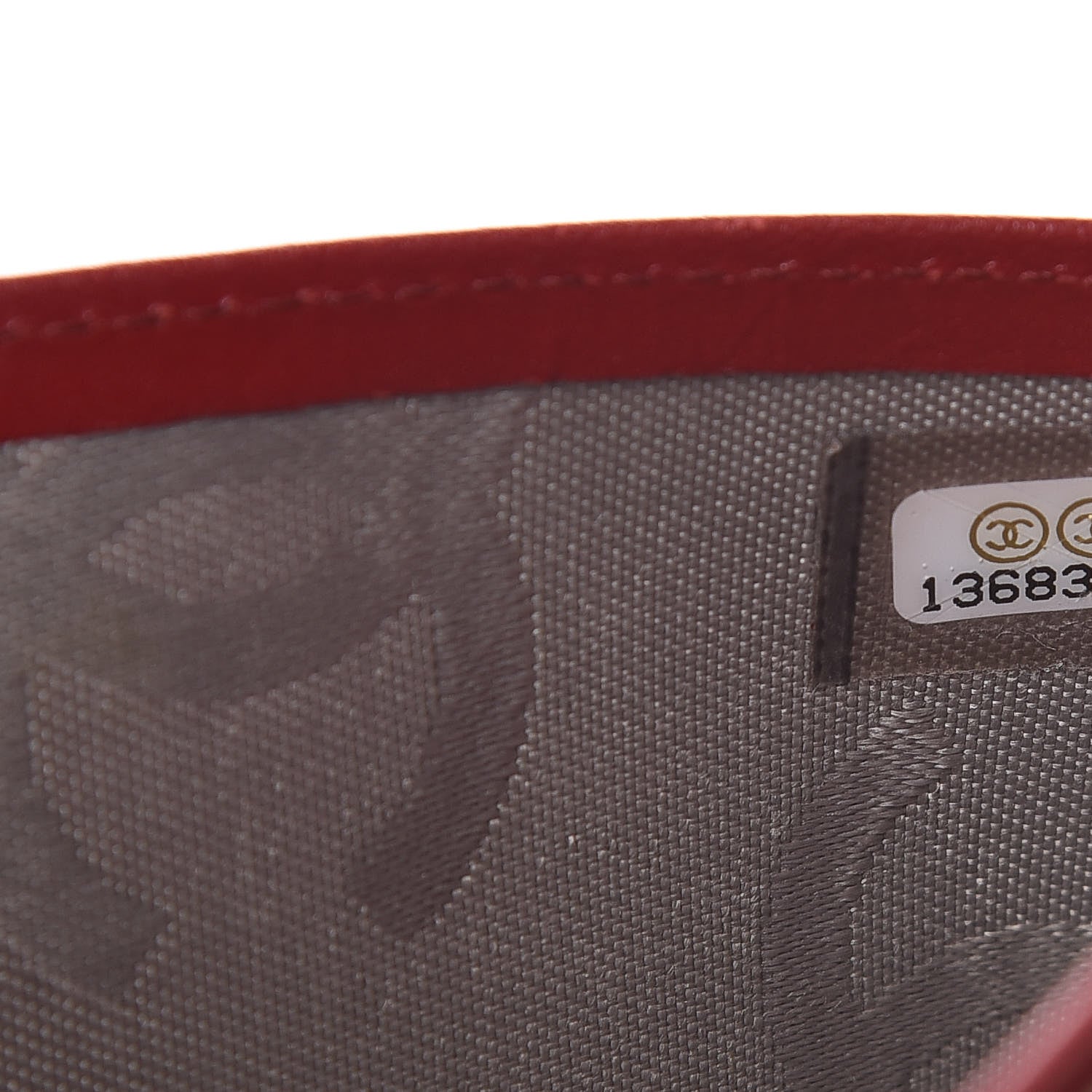 Chanel Calfskin Quilted Cambon Long Double Wallet Red 8 of 16