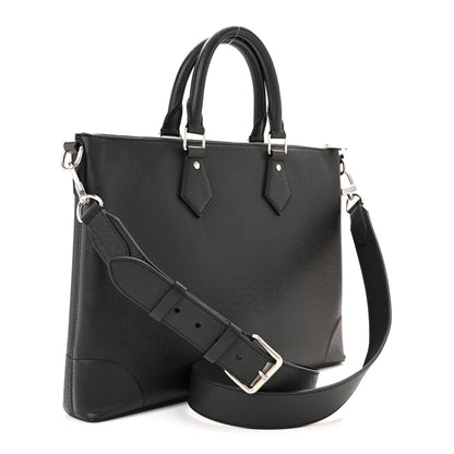 Louis Vuitton Taiga Slim Briefcase Black 3 of 11
