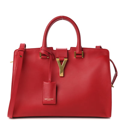 Saint Laurent Calfskin Small Classic Y Cabas Red 1 of 9