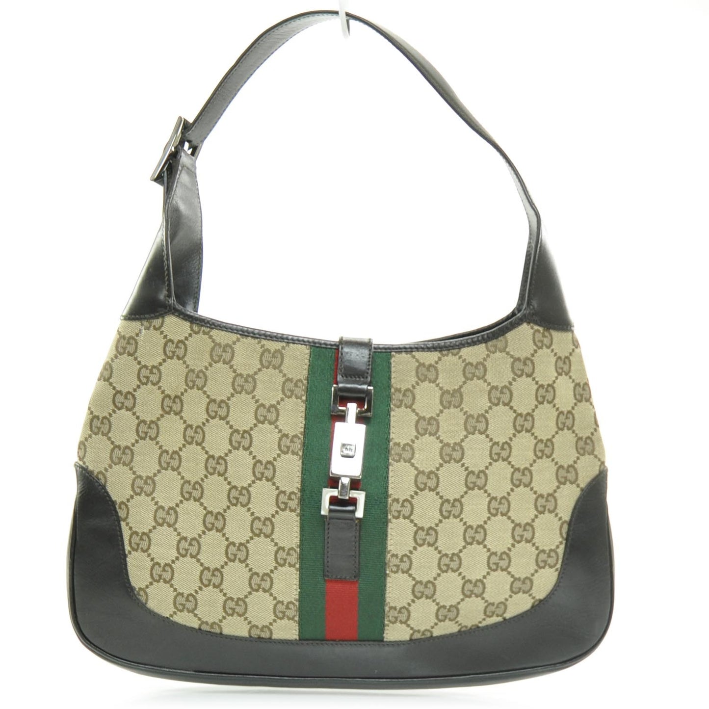Monogram Web Jackie O Hobo