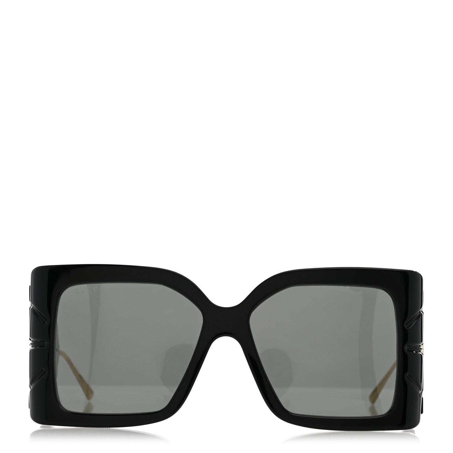 Gucci Acetate Square Frame Wing Sunglasses GG0535S Black 2 of 8