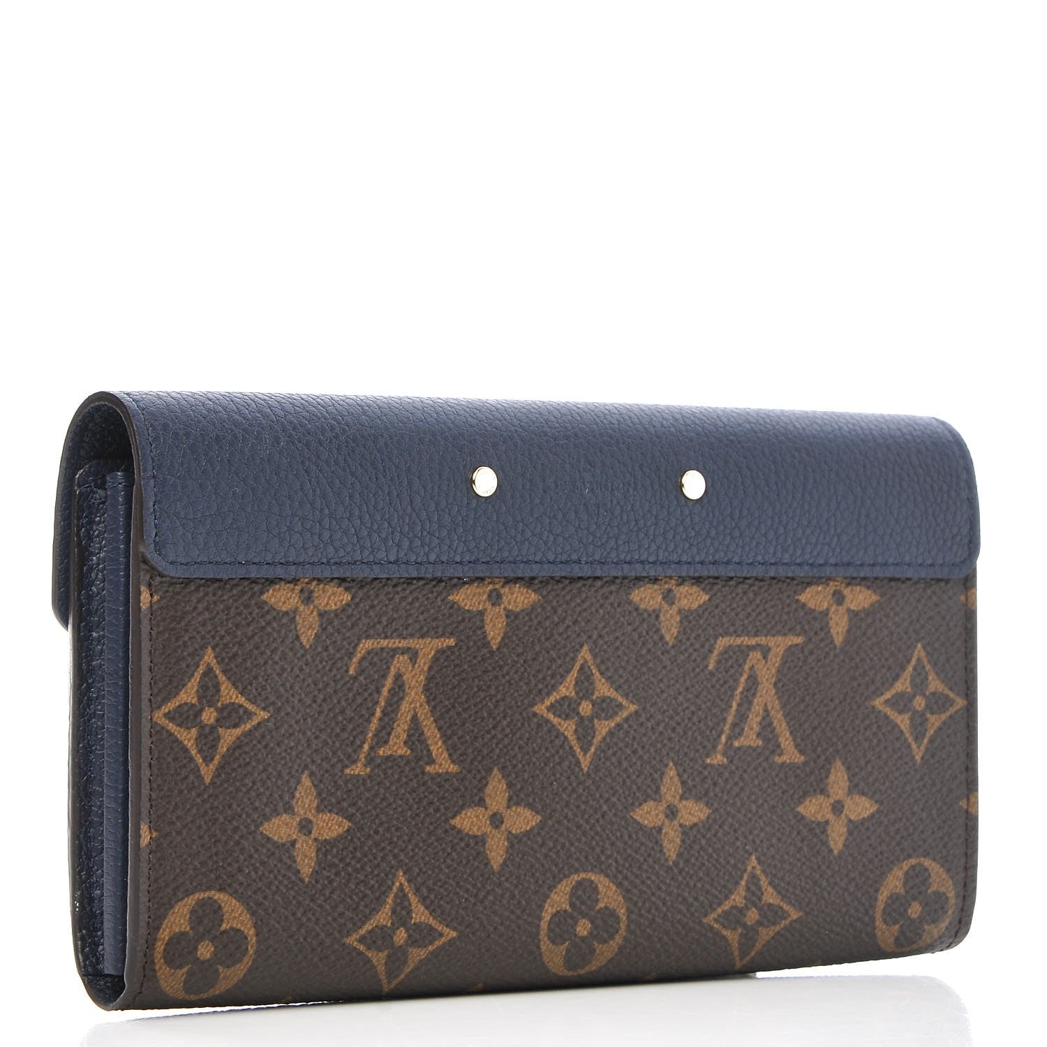 Louis Vuitton Monogram Pallas Wallet Blue Marine 3 of 6