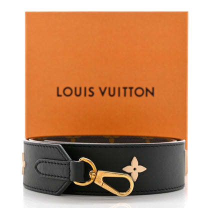 Louis Vuitton Monogram Letter Bandouliere Shoulder Strap Black 6 of 6