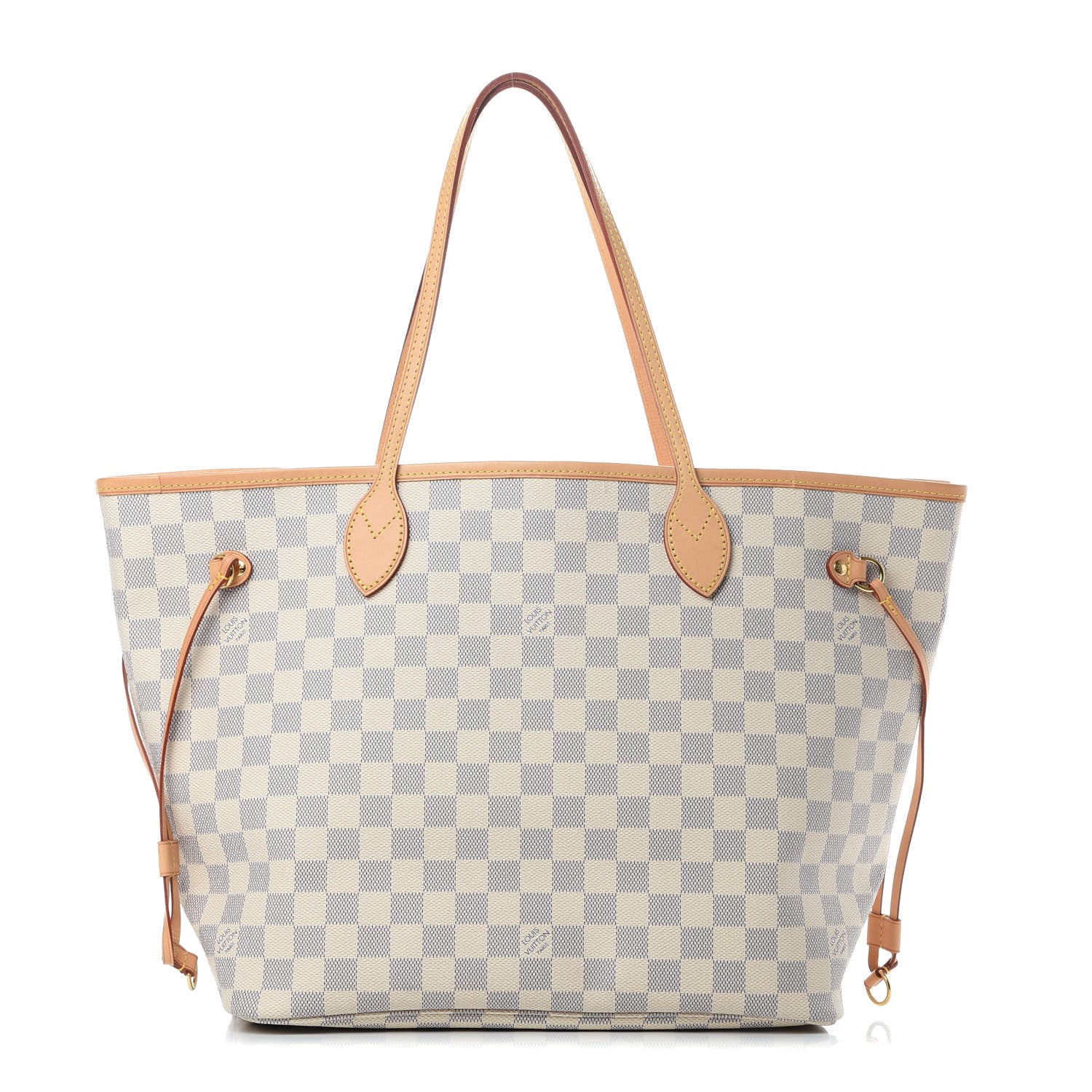 Louis Vuitton Damier Azur Neo Neverfull MM Rose Ballerine 1 of 11