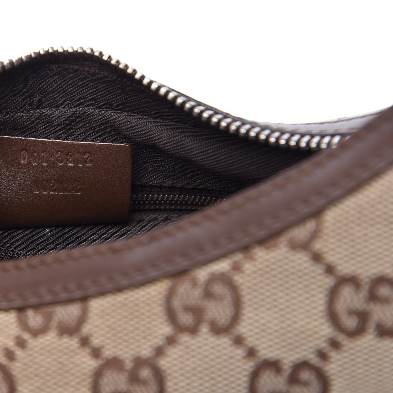 Gucci Monogram GG Small Clasp Hobo Brown 9 of 14