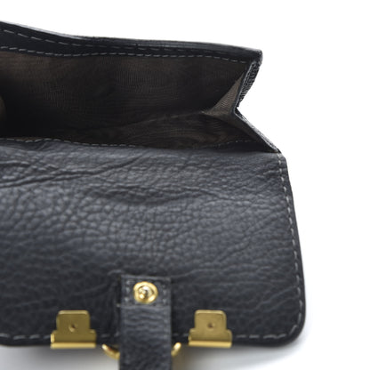 Chloe Grained Calfskin Marcie Square Wallet Black 5 of 7