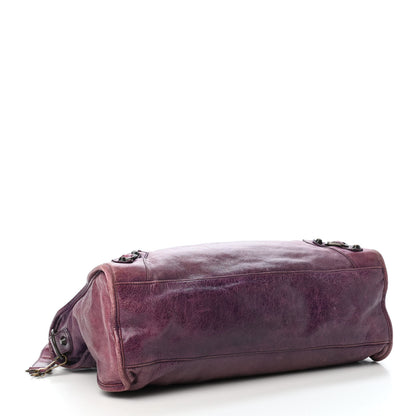 Balenciaga Agneau Classic Hardware City Sapphire 3 of 5
