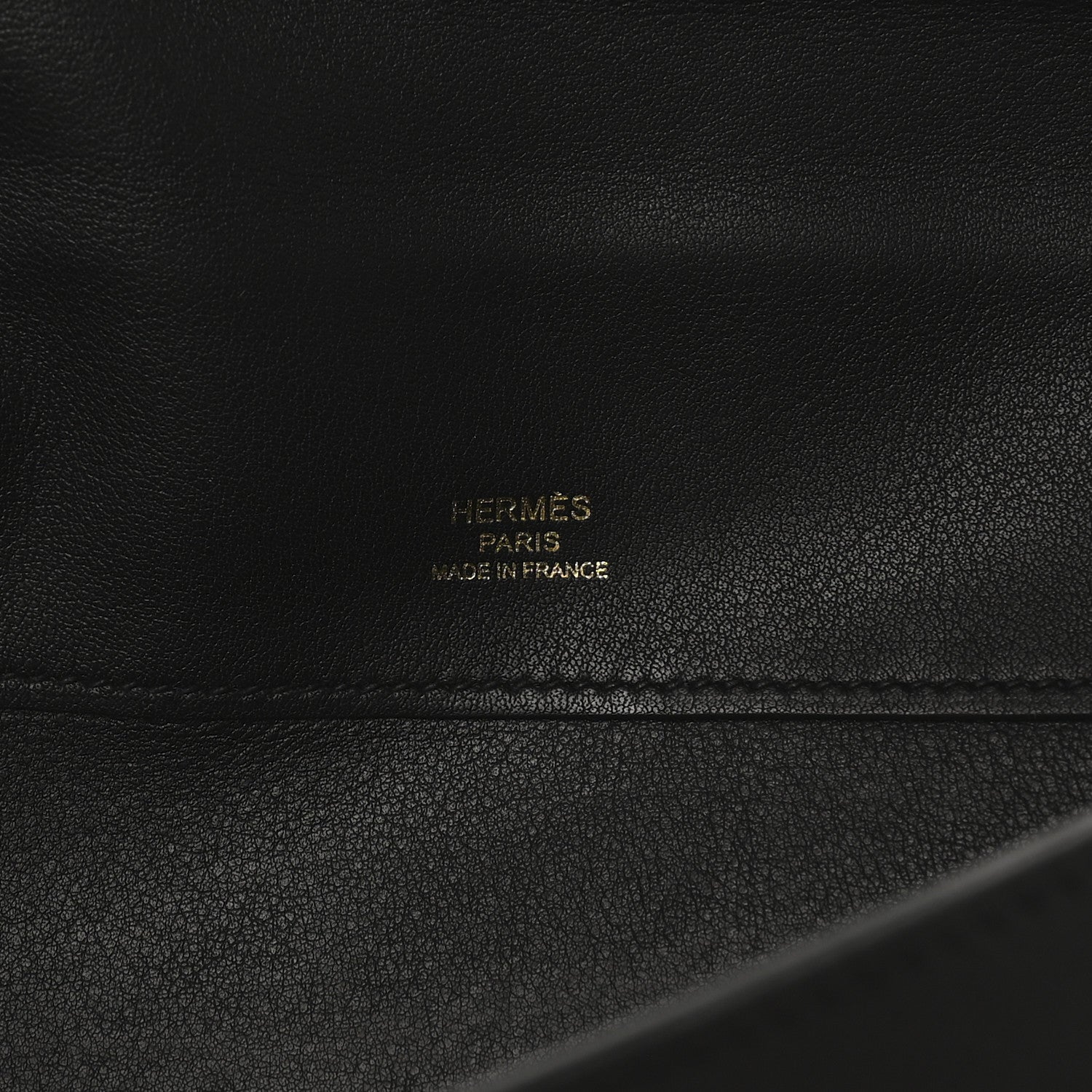 Hermes Swift Kelly Cut Clutch Pochette Black 6 of 8