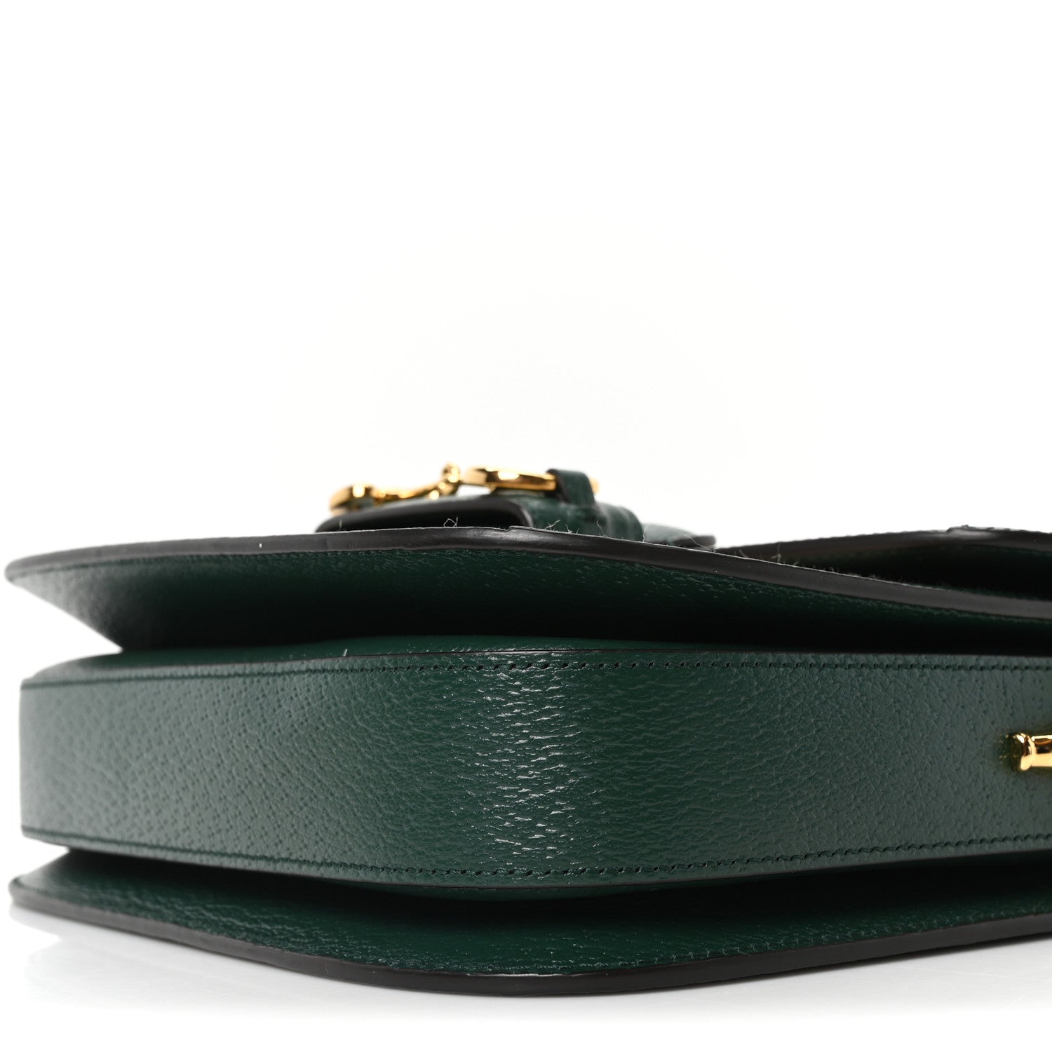 Gucci Monogram Jumbo GG 100th Anniversary Horsebit 1955 Shoulder Bag Green Multicolor 9 of 9