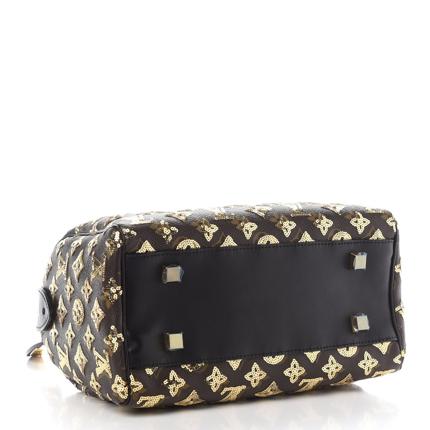 Louis Vuitton Monogram Sequins Eclipse Speedy 28 Gold 4 of 9